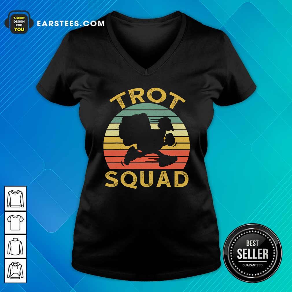 Nice Trot Squad Thanksgiving Turkey Trot Costume Vintage Shirt - Image 3