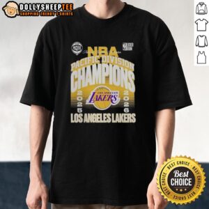Nice Los Angeles Lakers 2026 NBA Pacific Division Champions T-Shirt