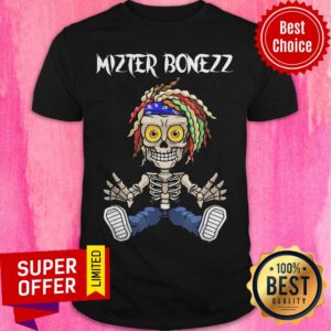 Top Mizter Bonezz DJ Producer EDM Reggae Skeleton Shirt