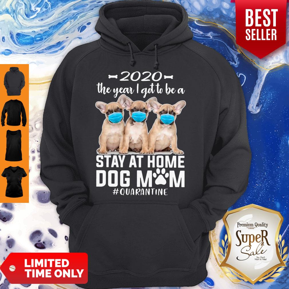 Top 2020 The Year I Got To Be A Stay At Home Chihuahua Dog Mom Quarantine Shirt - Image 2