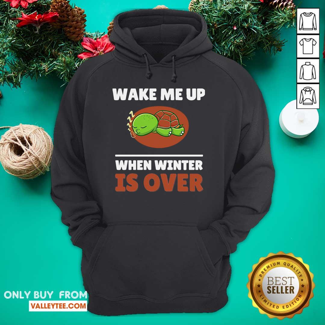 Super Turtle Wake Me Up When Winter Is Over Shirt - Image 3
