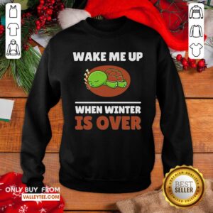 Alternative view of Super Turtle Wake Me Up When Winter Is Over Shirt