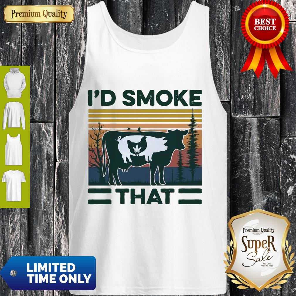 Awesome I’d Smoke That Vintage Shirt - Image 5