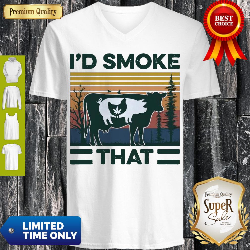 Awesome I’d Smoke That Vintage Shirt - Image 4