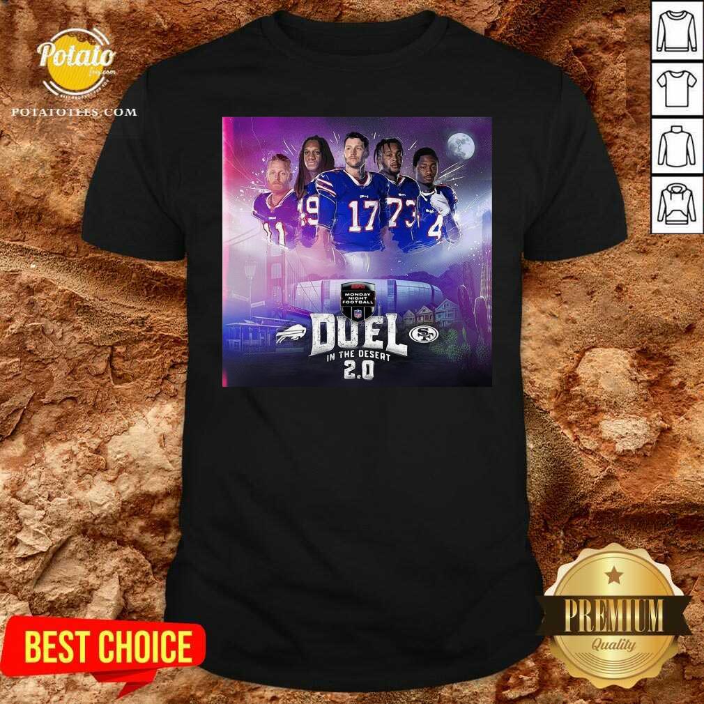 Top Buffalo Bills Monday Night Football Duel In The Desert 2.0 Shirt