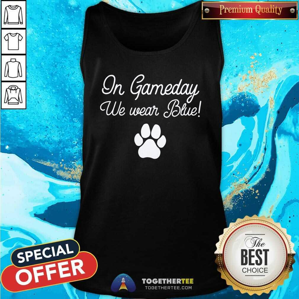 Good On Gameday We Wear Blue T-Shirt - Image 3