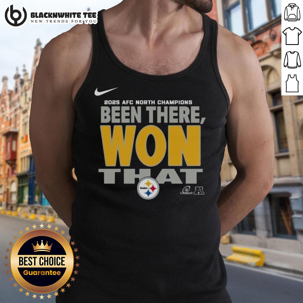 Original Pittsburgh Steelers 2025 AFC North Champions T-Shirt - Image 4