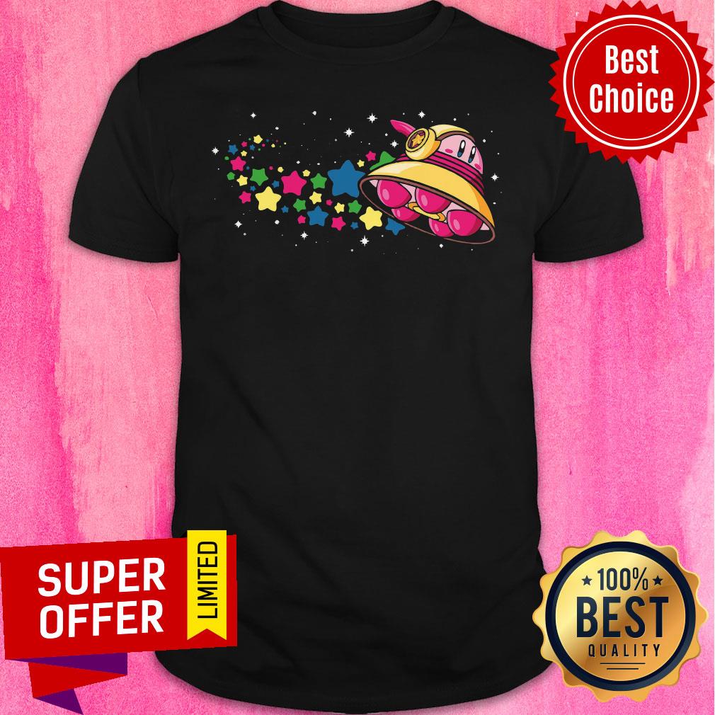 Funny Kirby Dream Land Starship Shirt