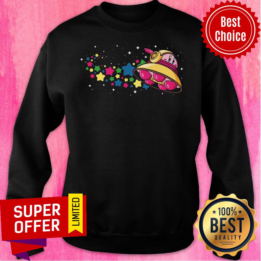 Funny Kirby Dream Land Starship Shirt - Image 4