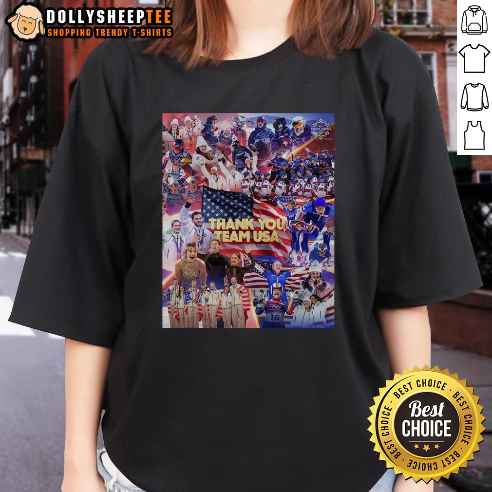 Official Thank You Team USA T-Shirt - Image 3