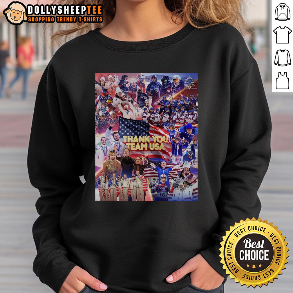 Official Thank You Team USA T-Shirt - Image 5