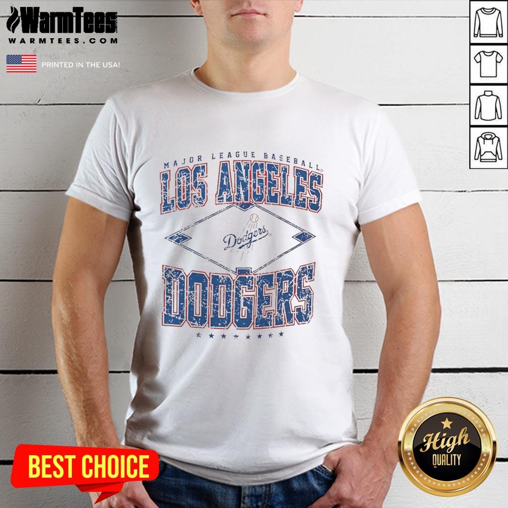 Awesome Los Angeles Dodgers Major League Baseball Cooperstown Diamond T-Shirt