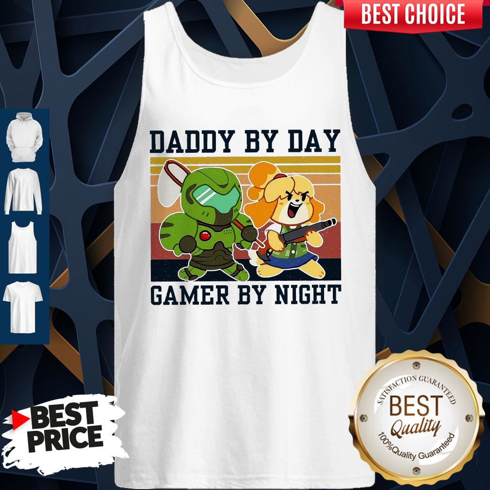 Doomguy And Isabelle Daddy By Day Gamer By Night Vintage Shirt - Image 5