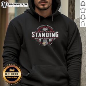 Alternative view of Top Lima Senior Spartans 2026 OHSAA Boys Basketball Division 2 Last Four Standing T-Shirt