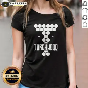 Alternative view of Awesome Hex Rift Tech Torchwood Shirt