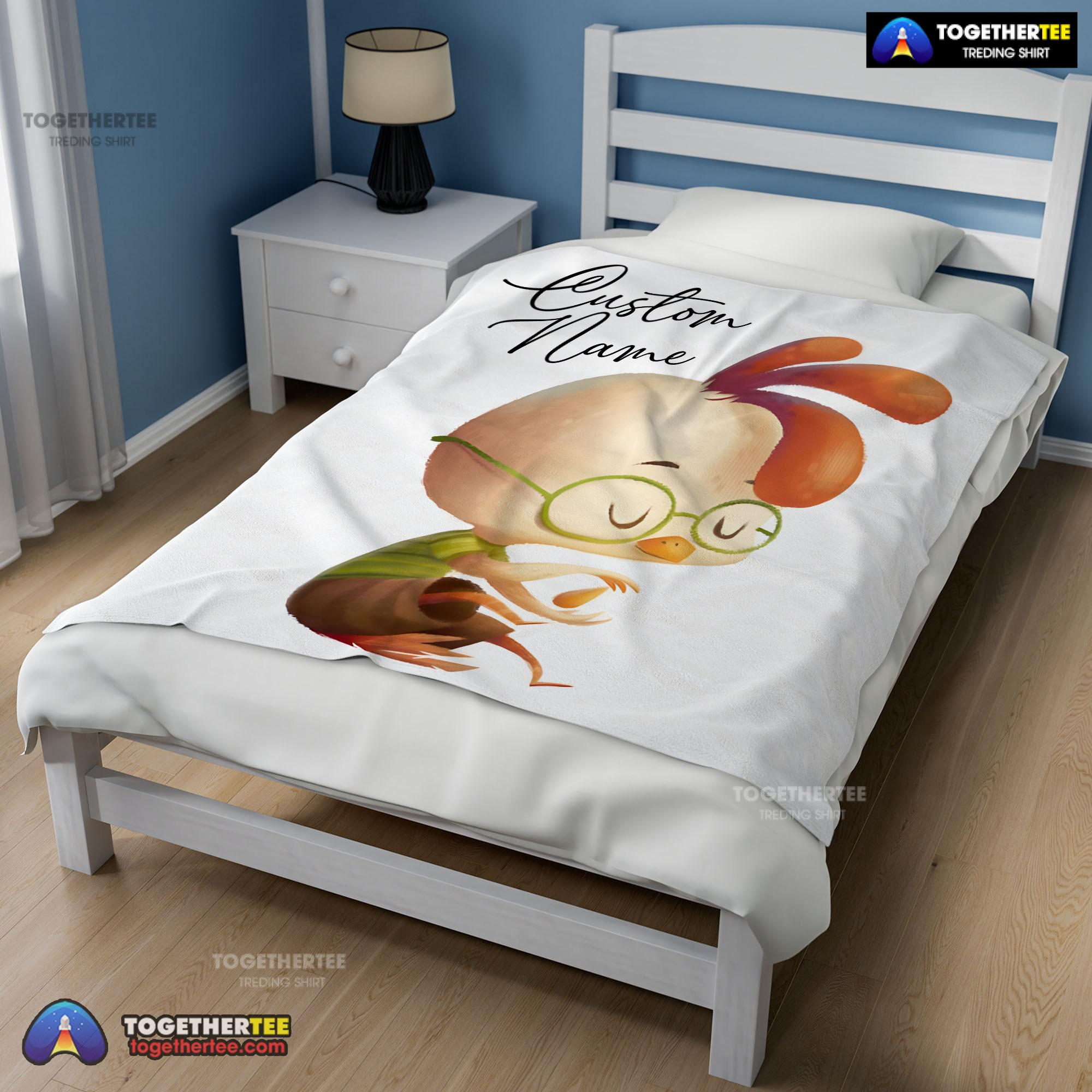 Official Disney Chicken Little Meditative Pose Blanket Fleece Customized Blanket - Image 2