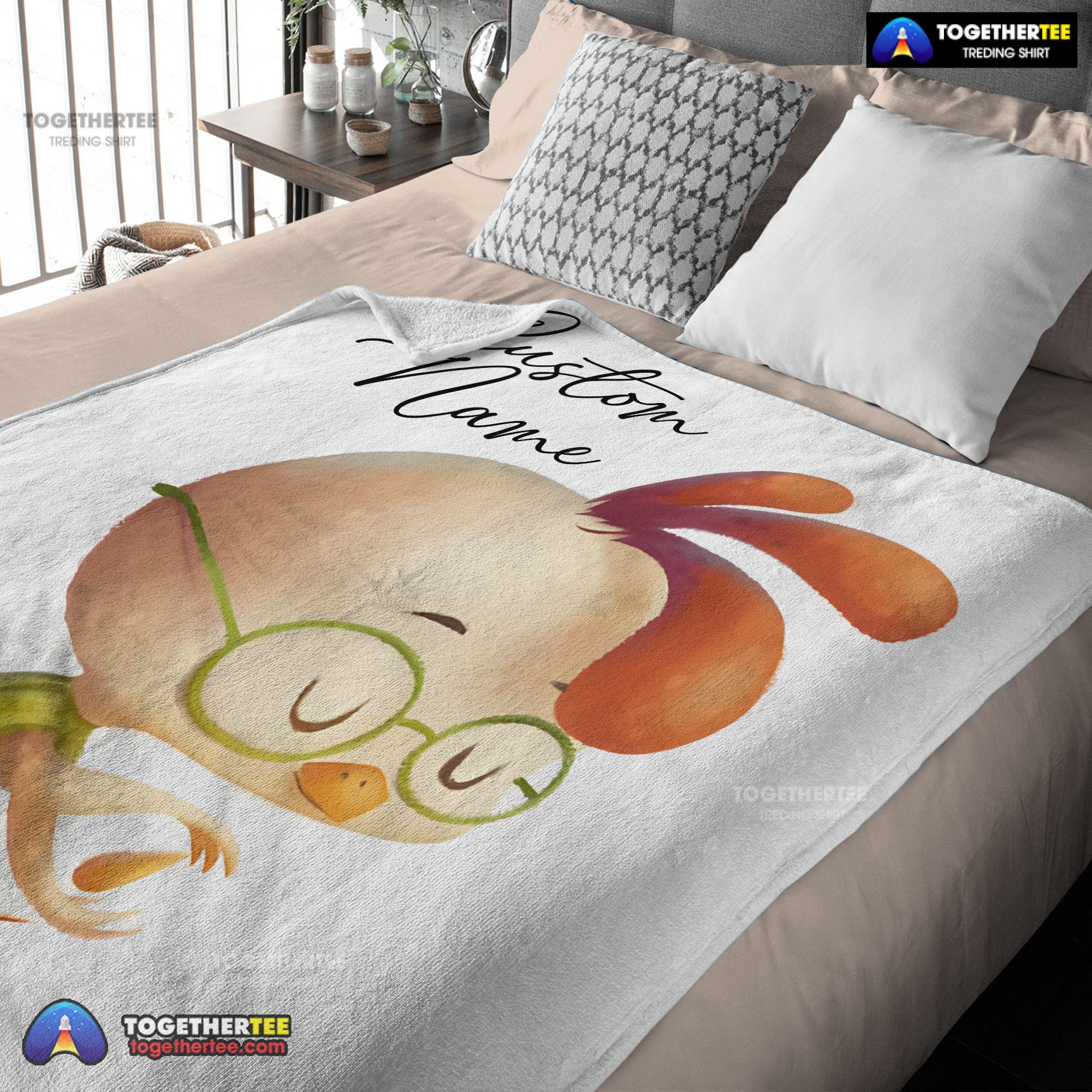 Official Disney Chicken Little Meditative Pose Blanket Fleece Customized Blanket - Image 3