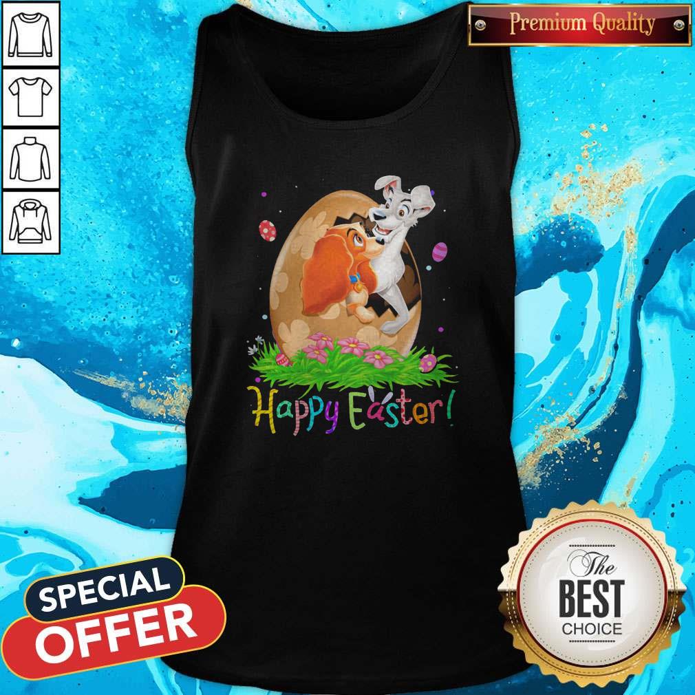 Lady And The Tramp Easter Egg Happy Easter Nice Shirt - Image 5