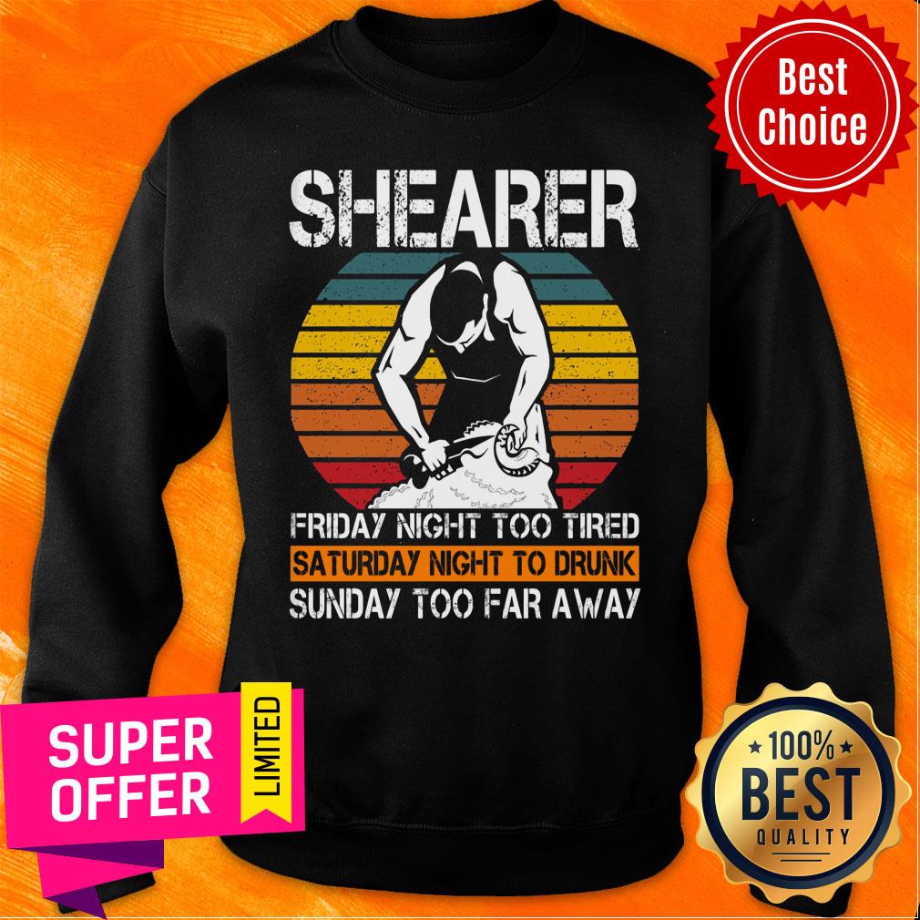 Shearer Friday Night Too Tired Saturday Night Shirt - Image 5