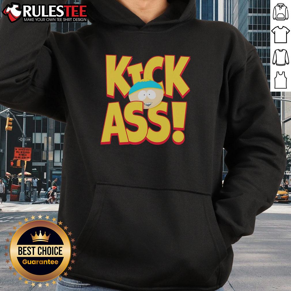 Funny South Park Cartman Kick Ass T-Shirt - Image 2