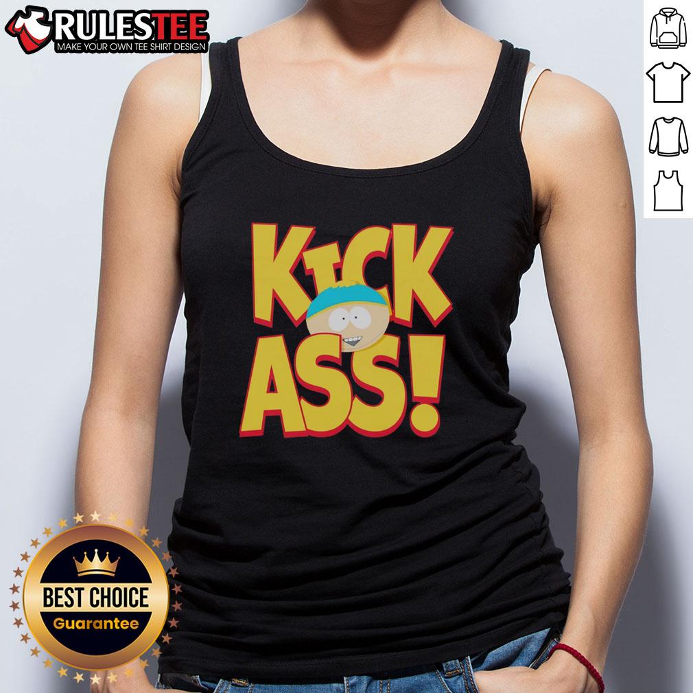 Funny South Park Cartman Kick Ass T-Shirt - Image 4