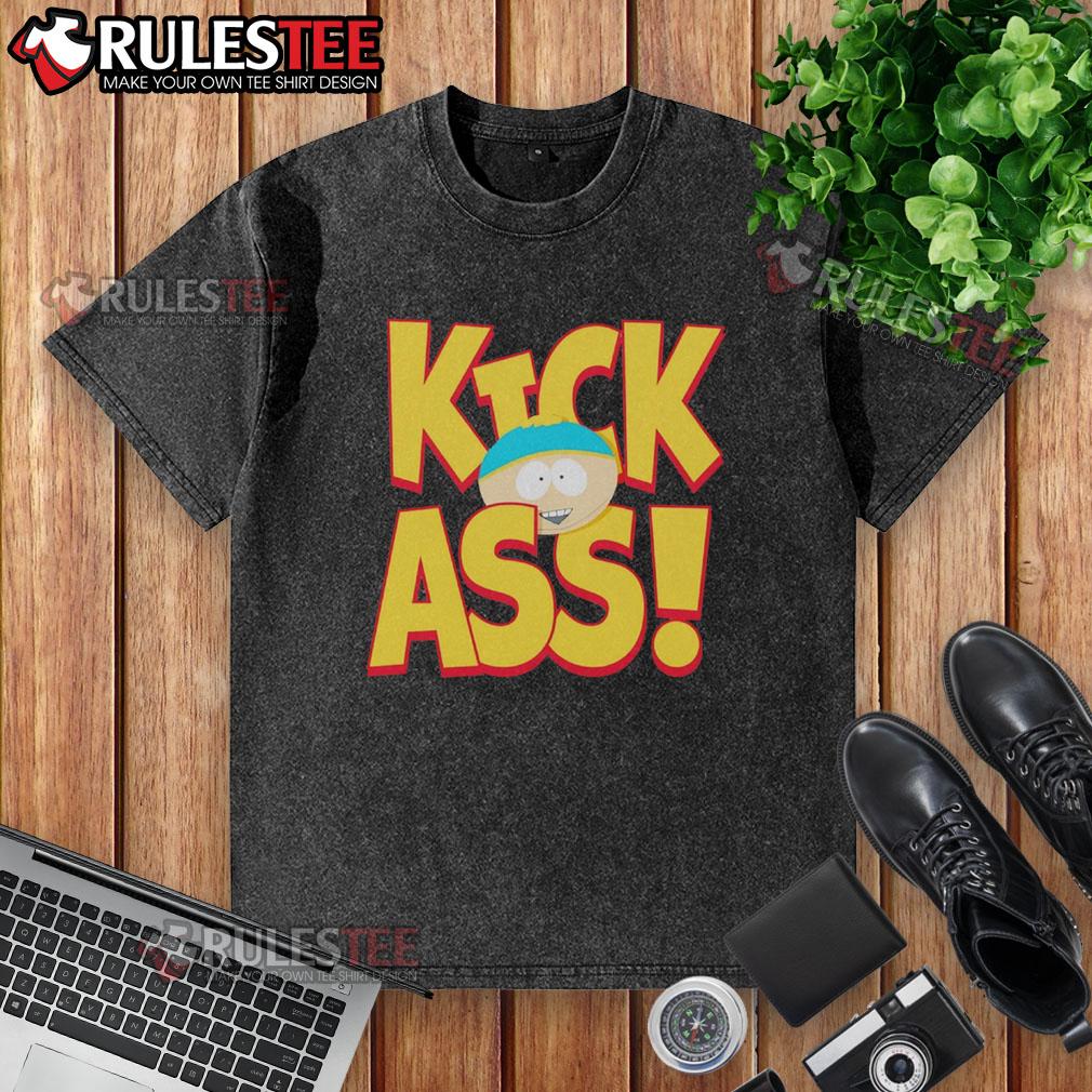 Funny South Park Cartman Kick Ass T-Shirt - Image 6