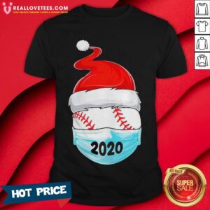 Cute Satan Baseball Face Mask 2020 Merry Christmas Shirt