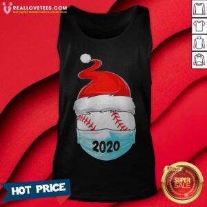 Alternative view of Cute Satan Baseball Face Mask 2020 Merry Christmas Shirt