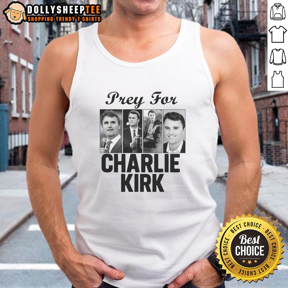Original Pray For Charlie Kirk Tribute Support T-Shirt - Image 4