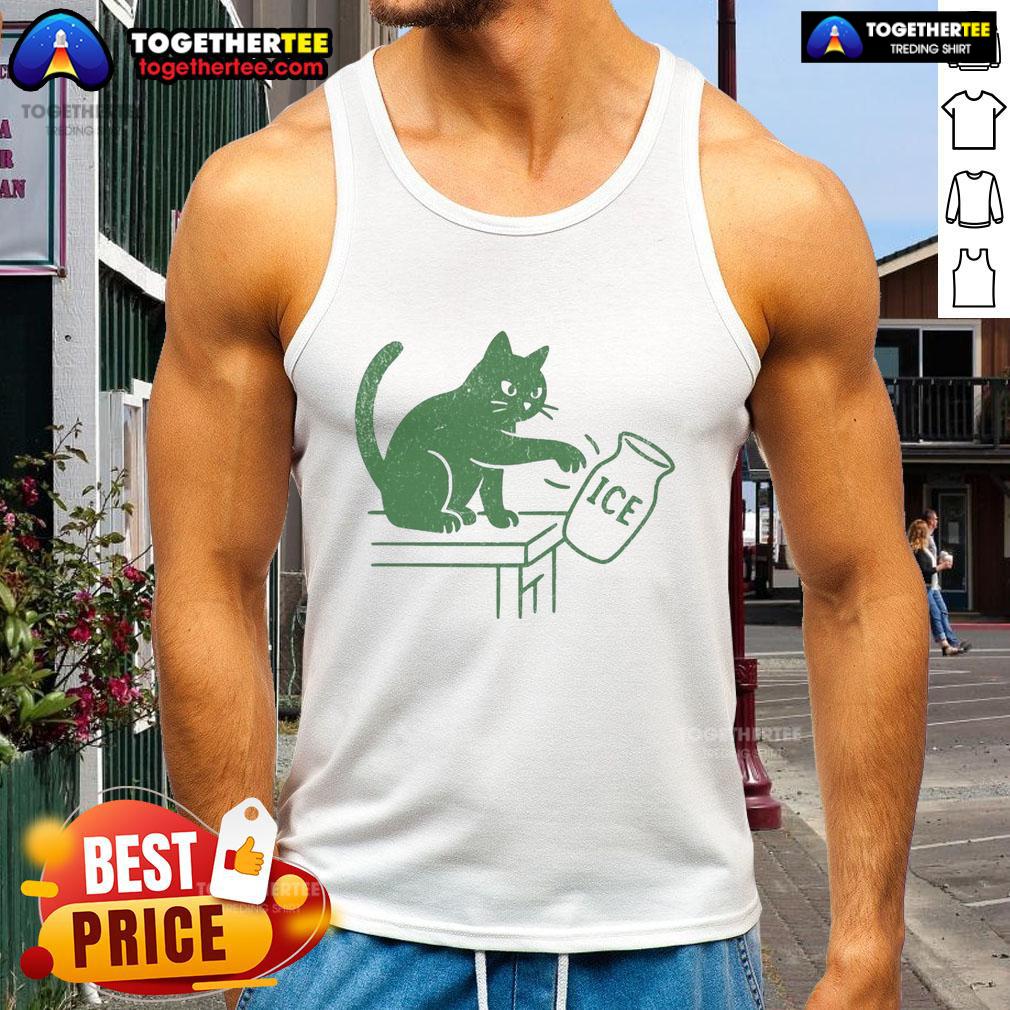 Hot Abolish ICE Funny Cat Political T-Shirt - Image 4