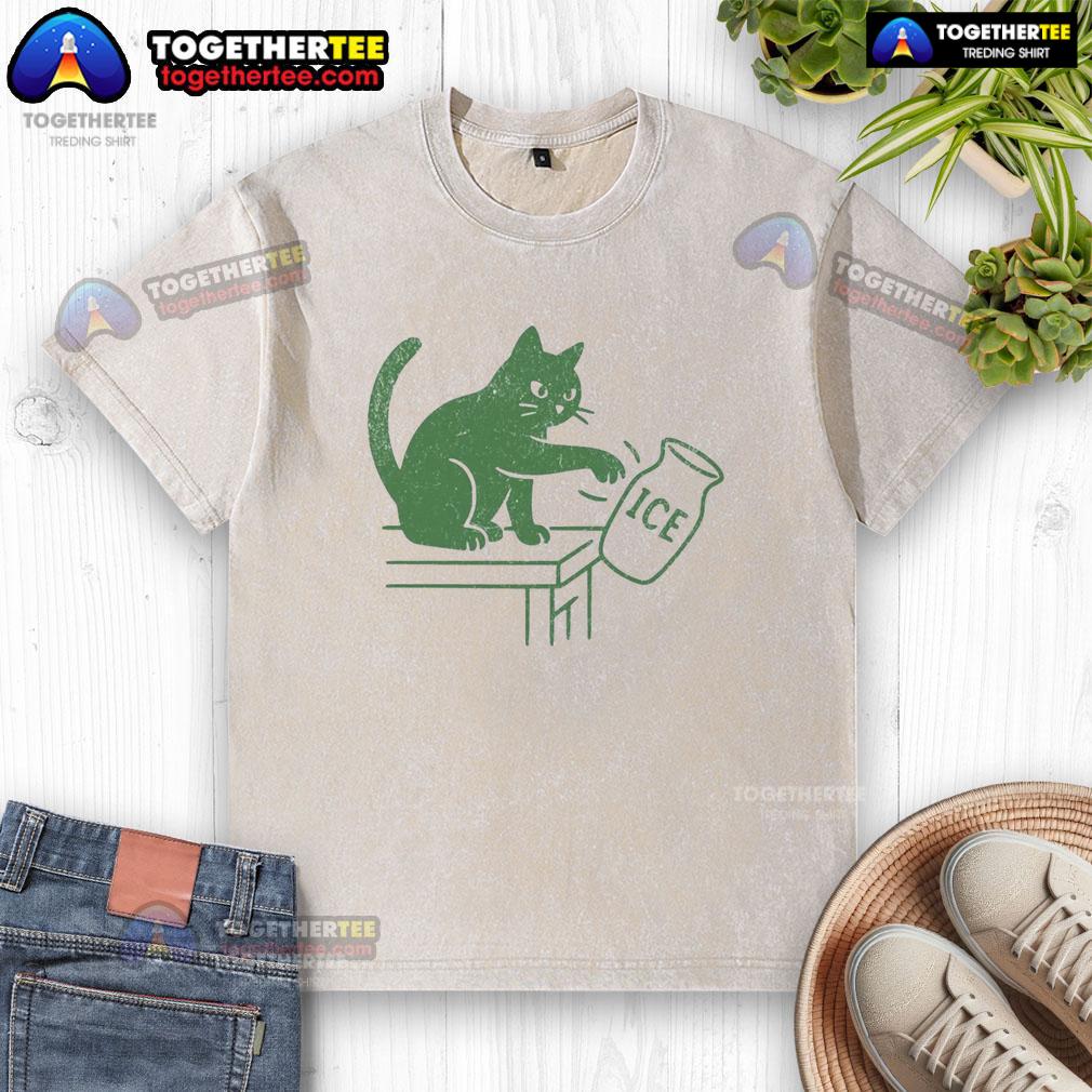 Hot Abolish ICE Funny Cat Political T-Shirt - Image 6