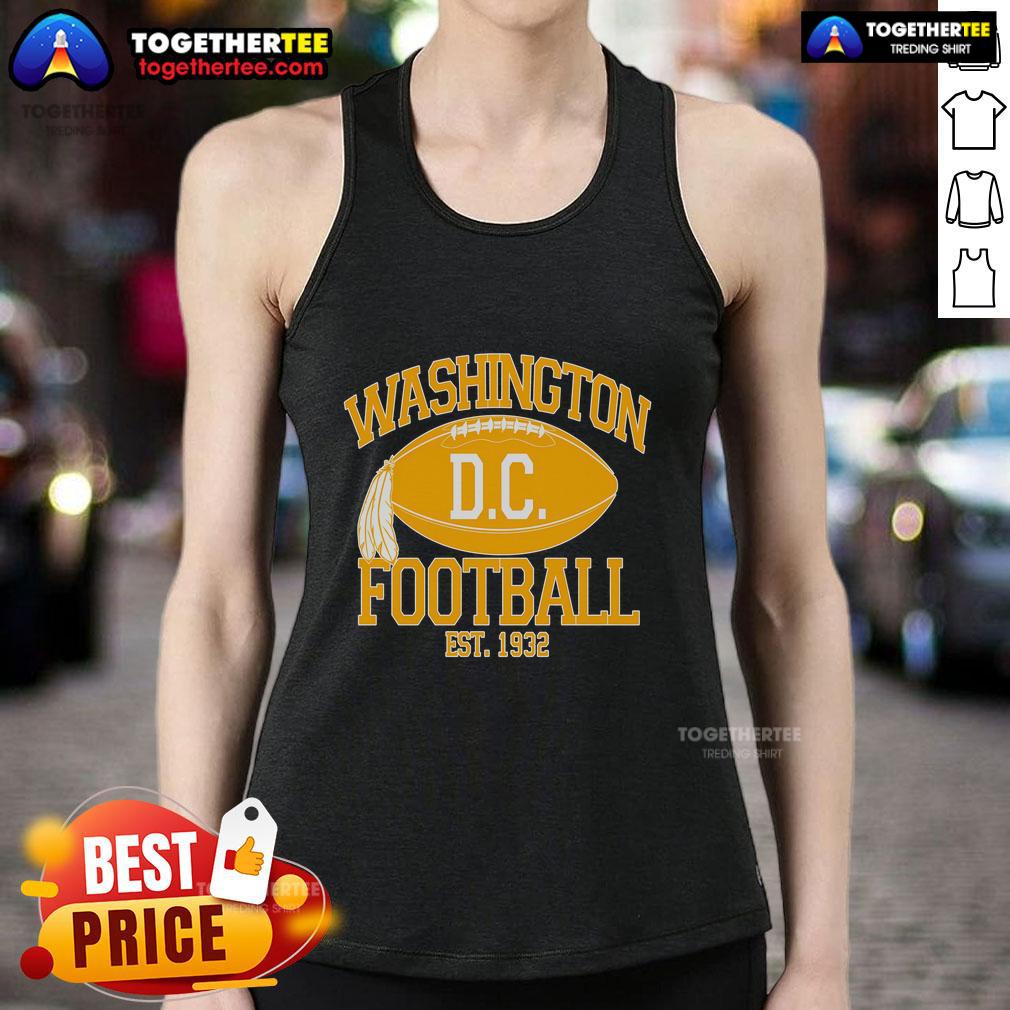 Original Washington DC Football Est 1932 Logo Football Fan T-Shirt - Image 4