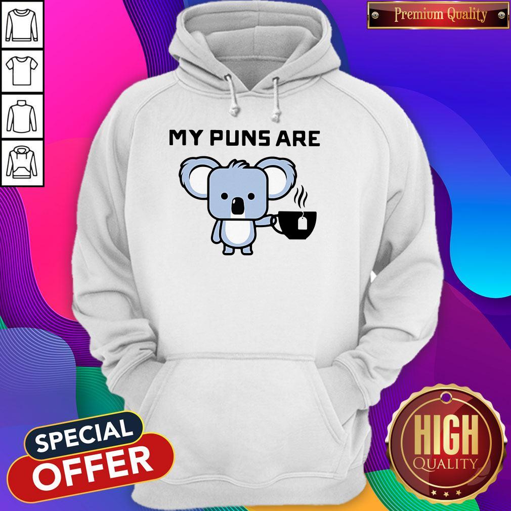 Awesome My Puns Are Koala Tea Shirt - Image 2