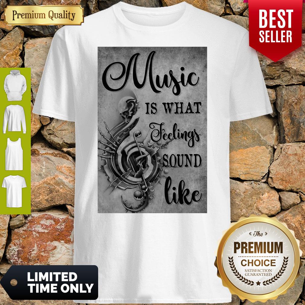 Awesome Music Is What Feeling Sound Like Vertical Poster Shirt