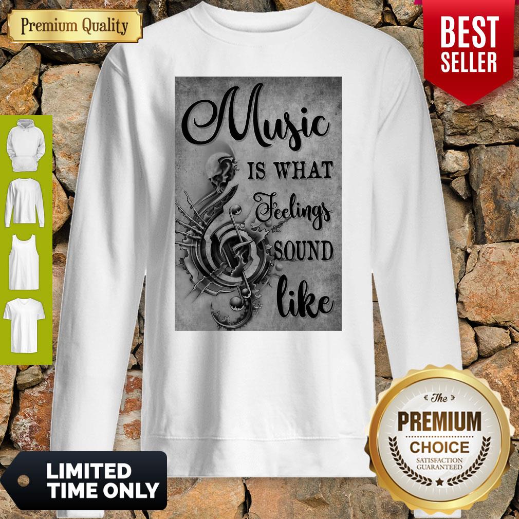 Awesome Music Is What Feeling Sound Like Vertical Poster Shirt - Image 5