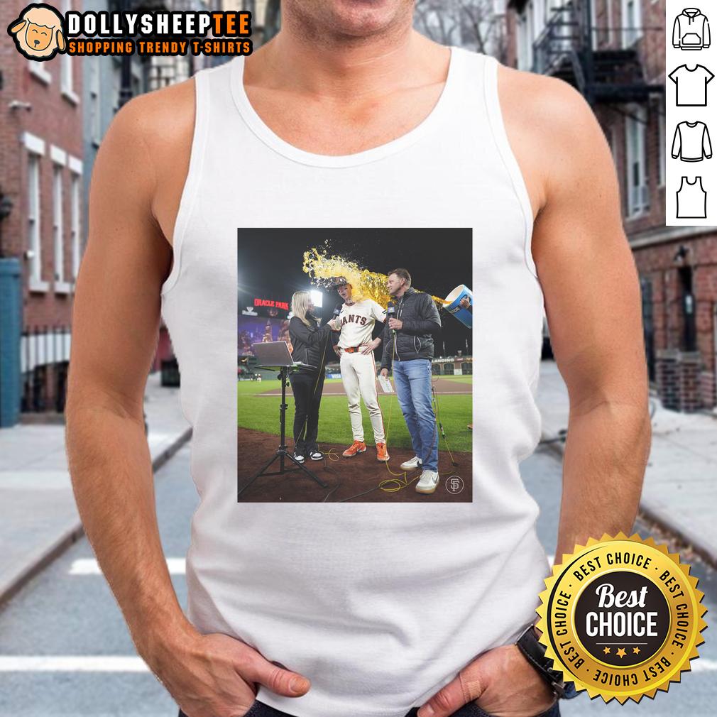 Awesome Daniel Susac San Francisco Giants Have Water Thrown On Someone T-Shirt - Image 4