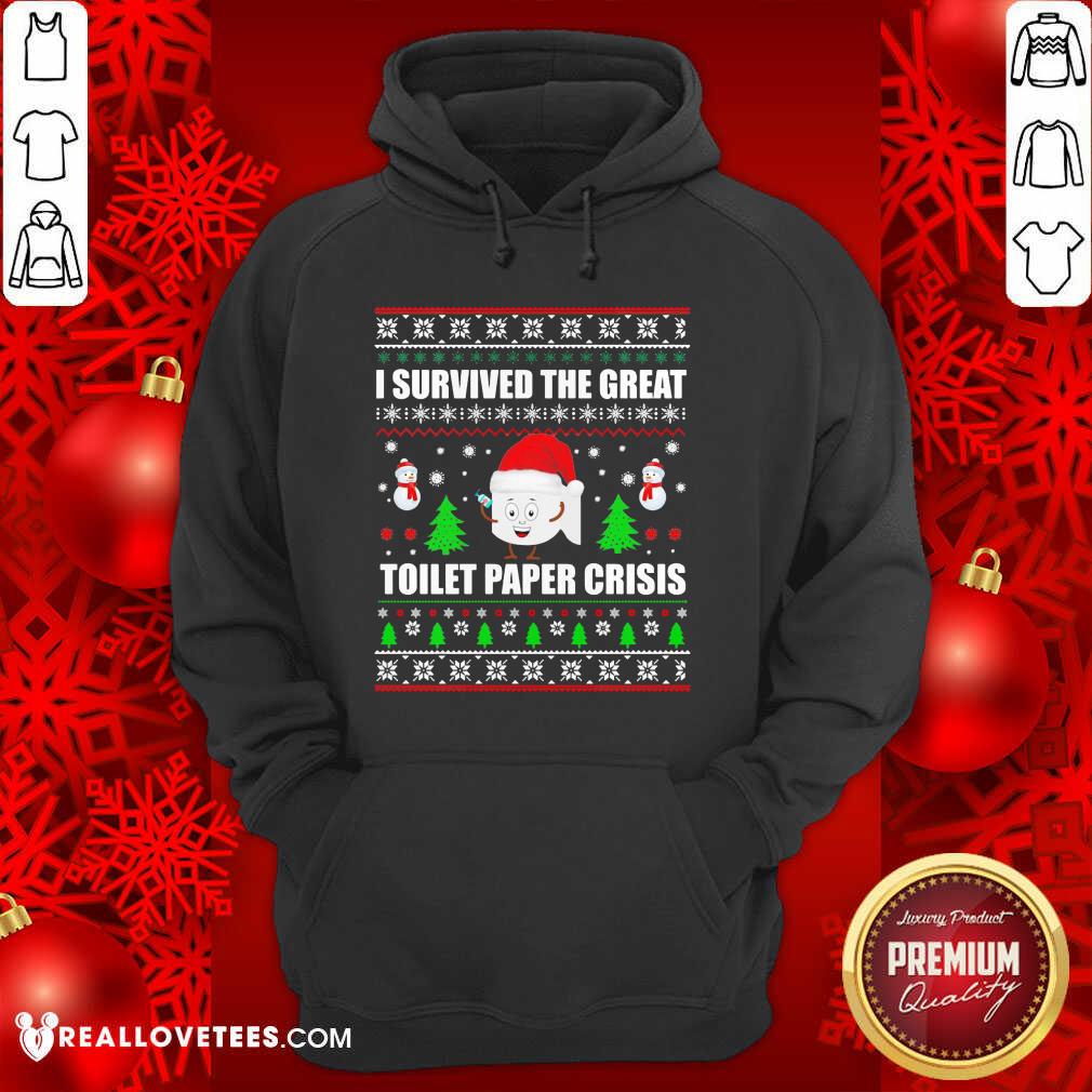 Sweet I Survived The Great Toilet Paper Crisis Christmas Shirt - Image 4
