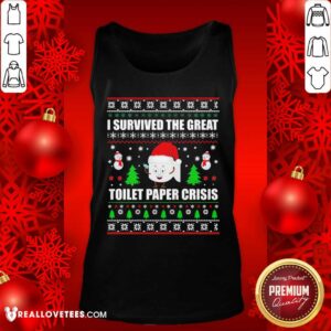 Alternative view of Sweet I Survived The Great Toilet Paper Crisis Christmas Shirt