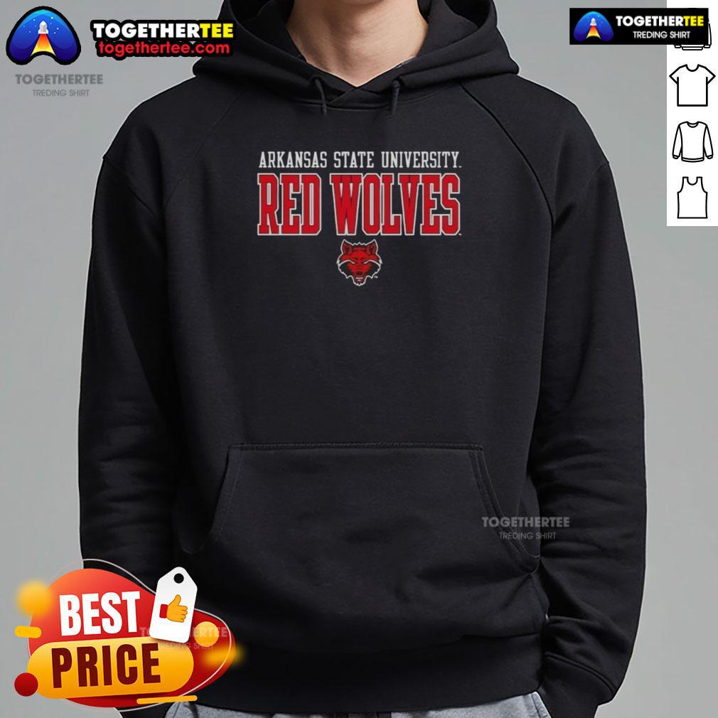 Good Arkansas State University Sidekick Red Wolves T-Shirt - Image 2