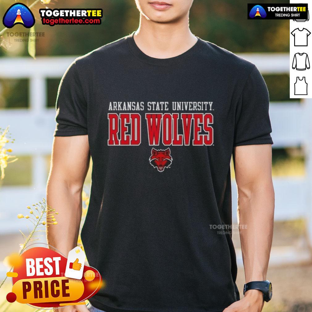 Good Arkansas State University Sidekick Red Wolves T-Shirt