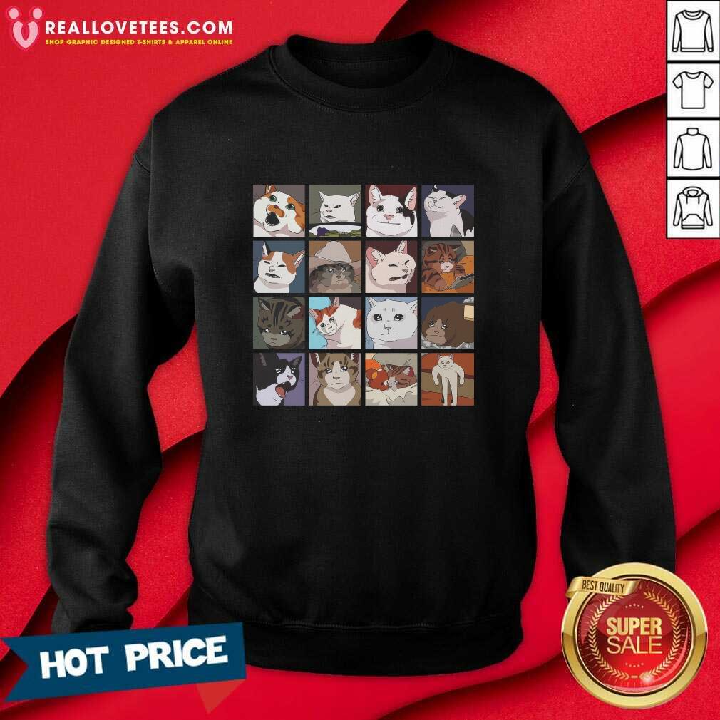 Cat Meme Drawing T-shirt - Image 4