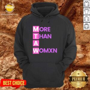 Alternative view of Hot Womens More Than A Womxn Shirt