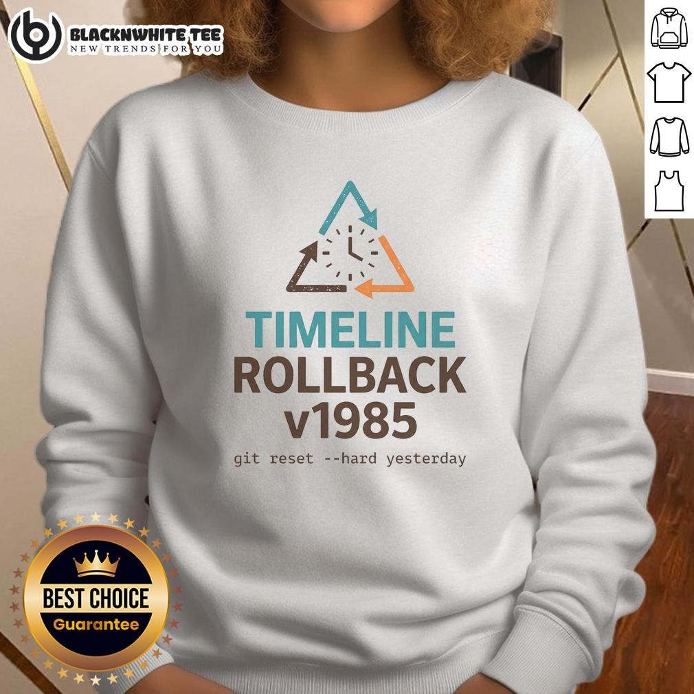 Awesome Timeline Rollback V1985 T-Shirt - Image 5