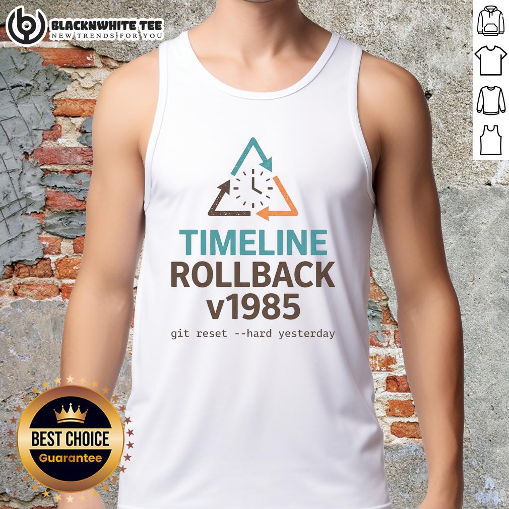 Awesome Timeline Rollback V1985 T-Shirt - Image 4