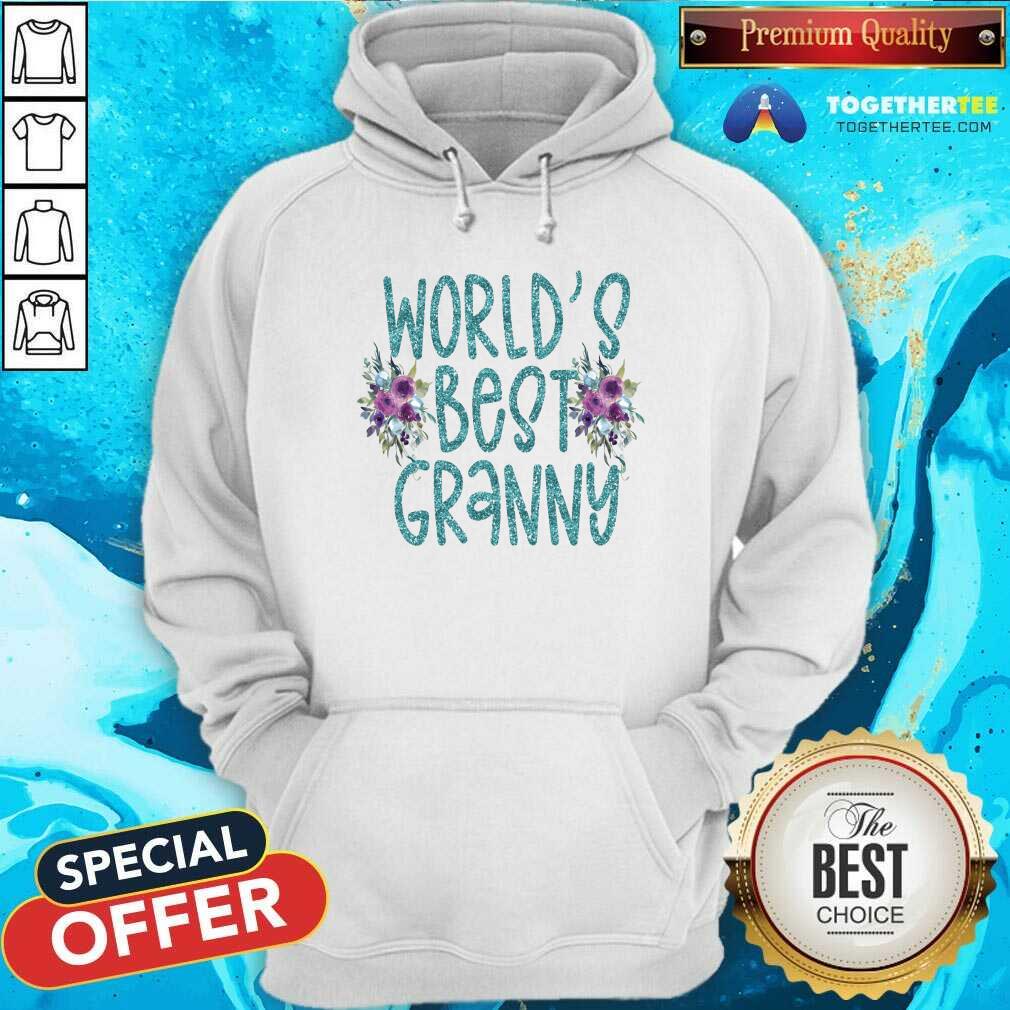 Awesome Worlds Best Granny Flower Shirt - Image 5