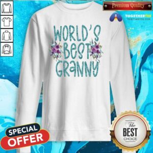 Alternative view of Awesome Worlds Best Granny Flower Shirt