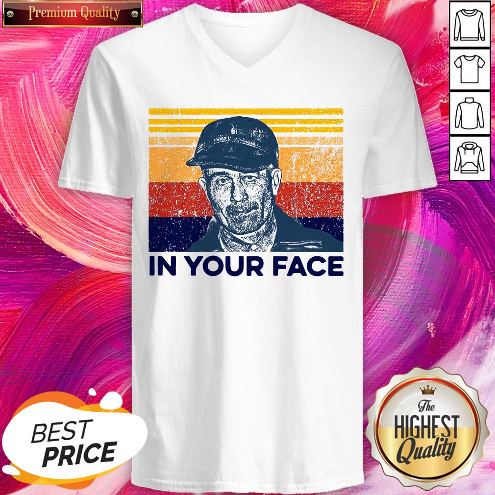 Lovely True Crime In Your Face Vintage Retro Shirt - Image 2
