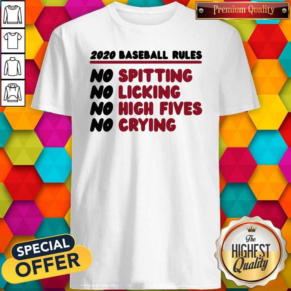 Original 2020 Baseball Rules Shirt