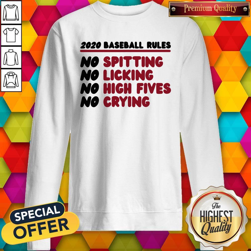 Original 2020 Baseball Rules Shirt - Image 5