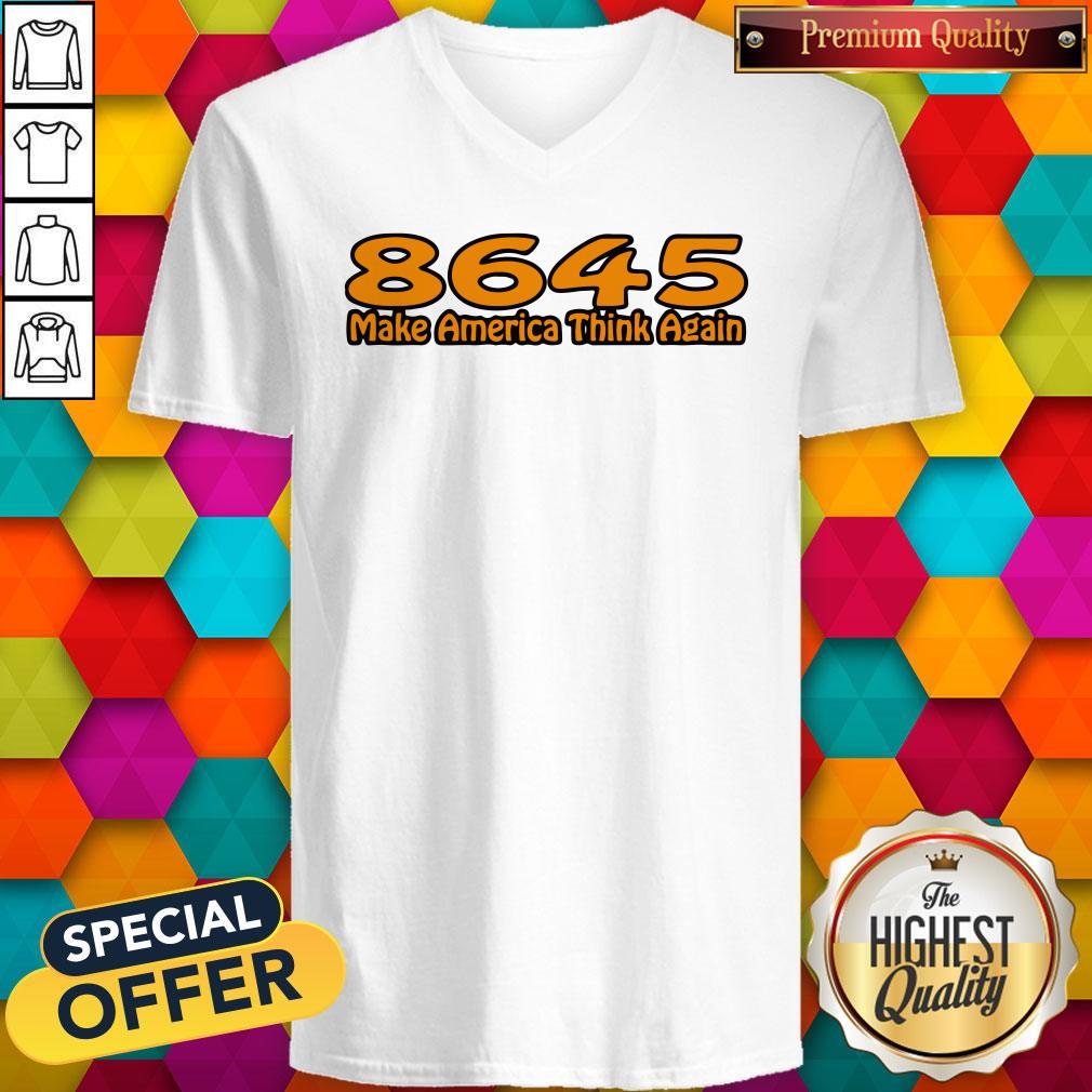 Perfect 86-45 Make America Think Again White Shirt - Image 3